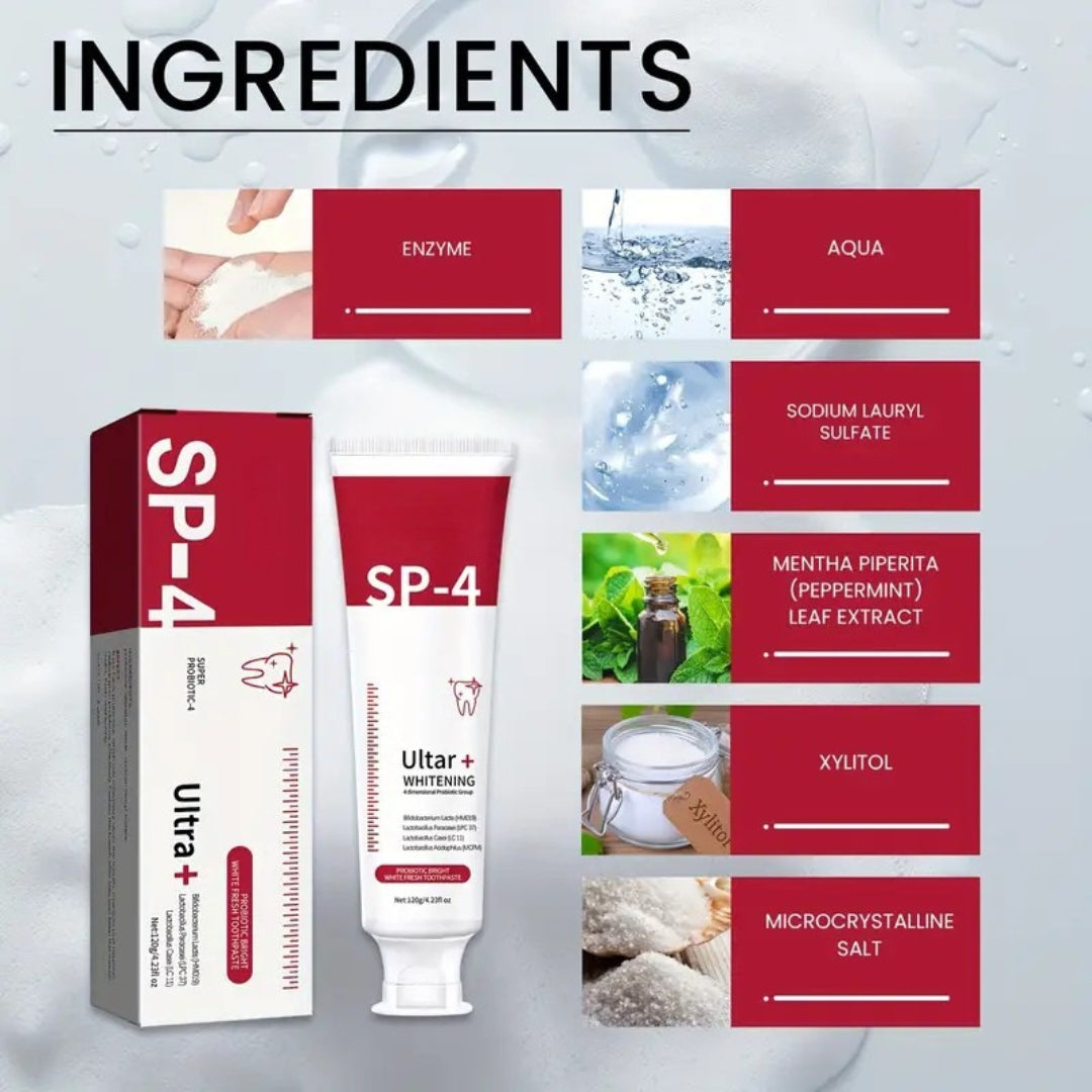 SP-4 Ultra+ Whitening Teeth Liquid form (Pack of 2)