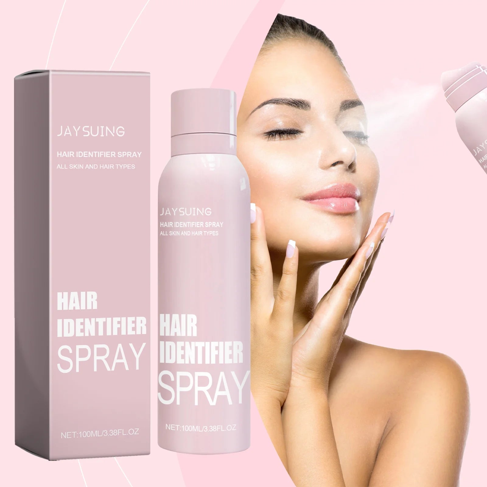 Hair Identifier Spray |  Face Shaving With 4 Pcs Razor |  Moisturizing and Skin Care Dermaplaner Spray | Skin Body Face Hair Identifier Spray | Face Hair Removal For Women